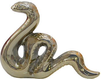 crystal snake figurine