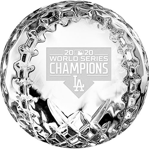 Waterford Crystal - LA Dodgers MLB World Series 2020 Baseball - Style No: 1061575