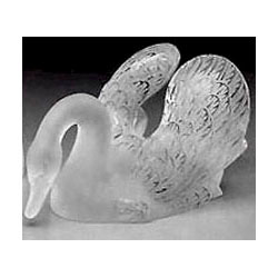 Lalique Crystal Head Down Swan - 1161500