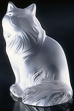  Lalique Animals Cat Crystal From LuxuryCrystal