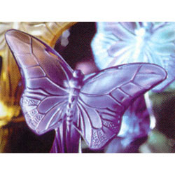 Lalique Crystal - Butterfly Pinkish - Style No: 1218000