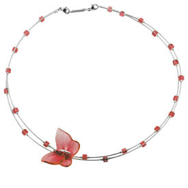 Baccarat Crystal - Butterfly Frivole Beaded Necklace - Style No: 2102651