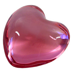 Baccarat 2103608 Decorative Items Heart Puffed Crystal