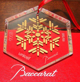 BACCARAT CRYSTAL, Enchanting Fir Christmas Tree Crystal Ornament — Clear