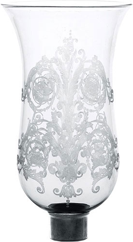 Baccarat Crystal - Hurricane Shades Acanthus - Tulipe Flat Top - Style No: 2807349