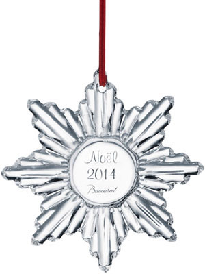 Baccarat Crystal - Christmas Ornaments Annual - Style No: Annual-2014_2808302